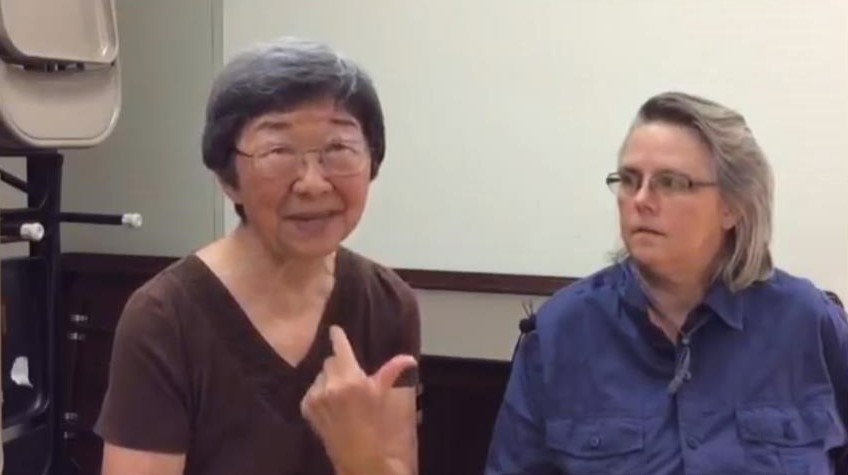 Sandy, stroke survivor.